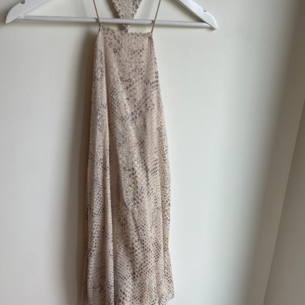 Silence + Noise Snake Print Dress